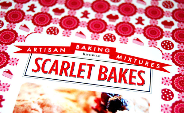 Scarlet Bakes packaging design